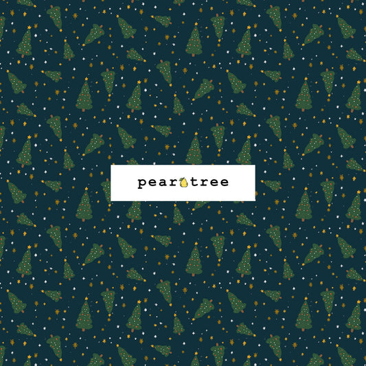 RJR Fabrics Tis The Season - Navy Fabric