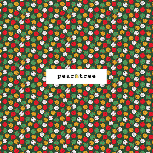 RJR Fabrics Happy Ornament - Christmas Green Fabric