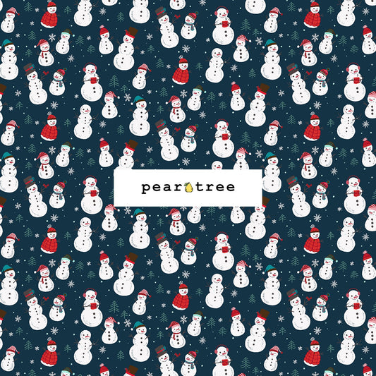 RJR Fabrics Snowmen Fun - Cold Night Fabric