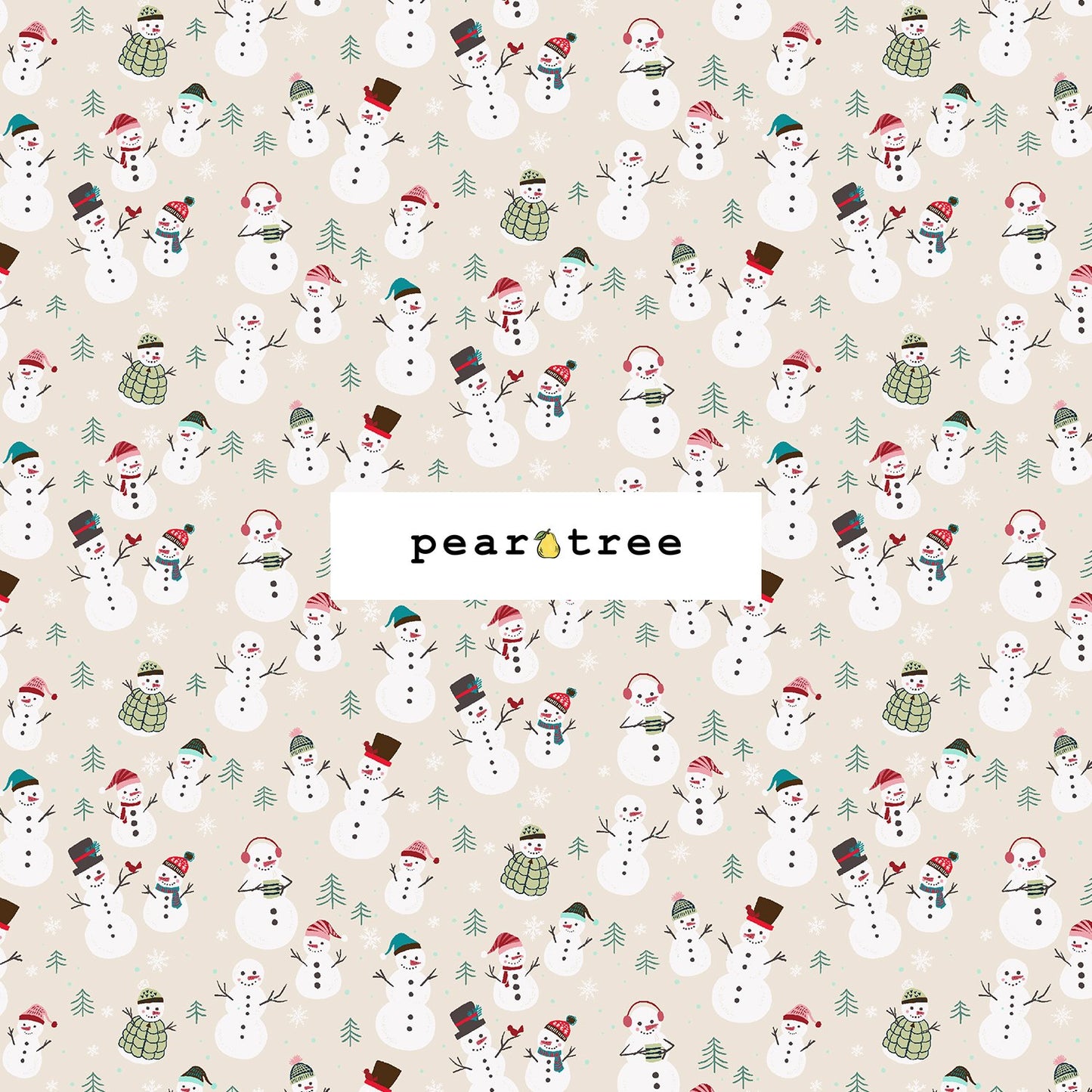 RJR Fabrics Snowmen Fun - Snowy Morning Fabric