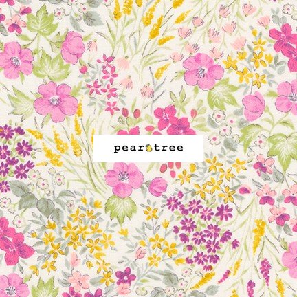 Pink | Sevenberry: Petite Garden Lawn | Robert Kaufman Fabrics | SB-6125D4-2