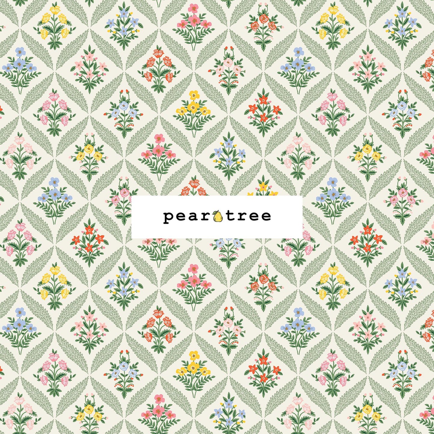 Rifle Paper Co Estee Garden - Cream Multi Fabric