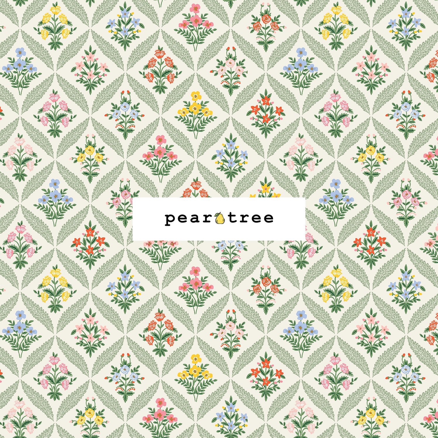 Rifle Paper Co Estee Garden - Cream Multi Fabric
