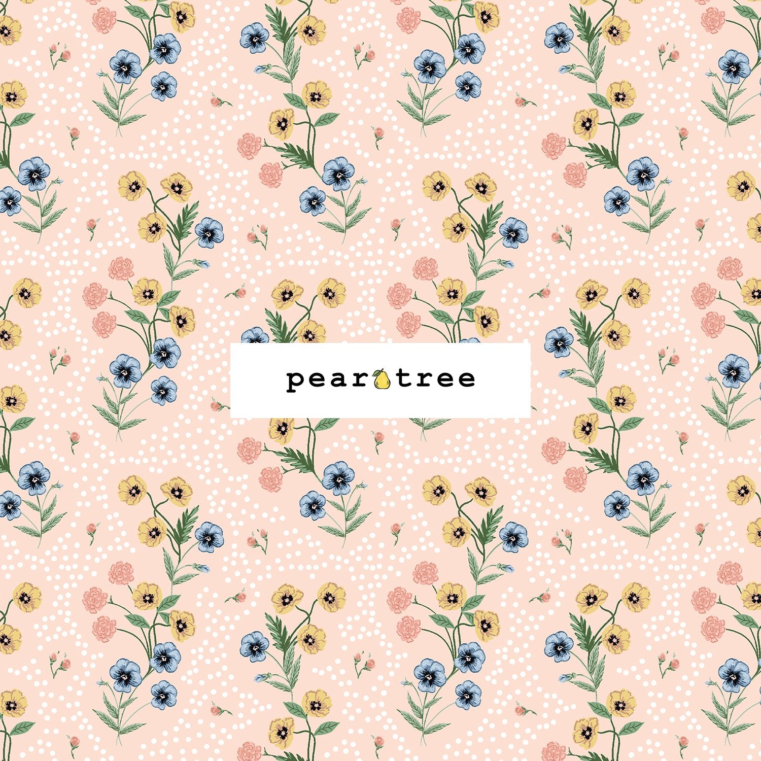 Rifle Paper Co Poppy - Pink Fabric