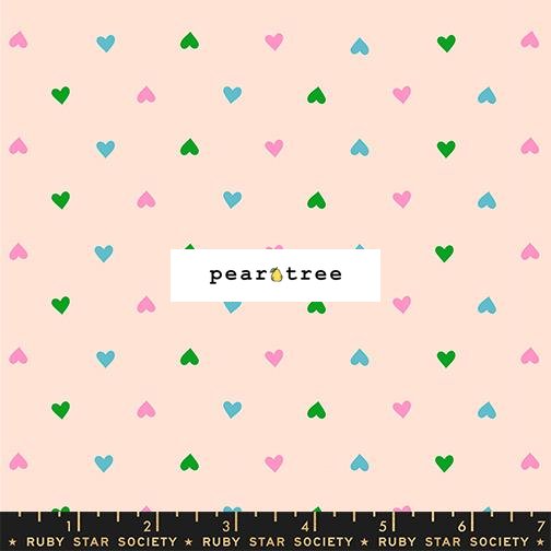 Ruby Star Society Peach Cream Novelty Hearts