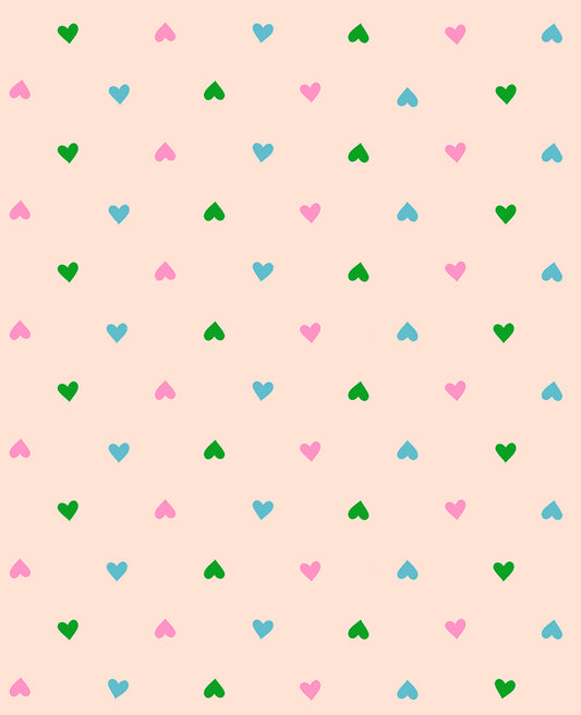 Ruby Star Society Peach Cream Novelty Hearts