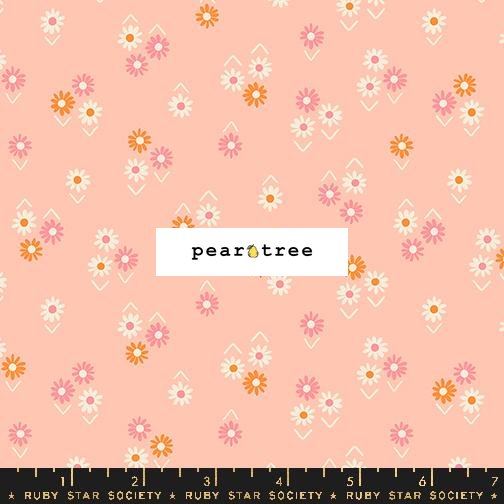 Ruby Star Society Peach - Small Floral