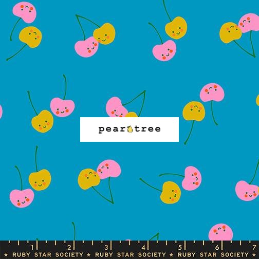 Ruby Star Society Bright Blue - Cherry Friends