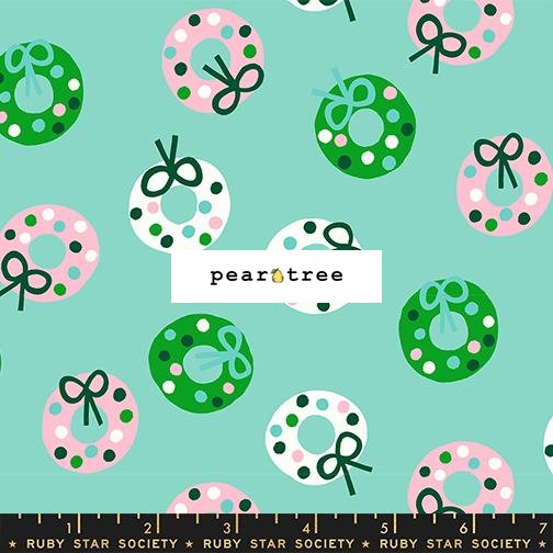 Ruby Star Society Frost - Wreaths Dots