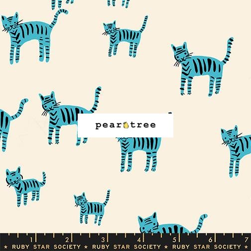 Ruby Star Society Turquoise - Tiger Stripes