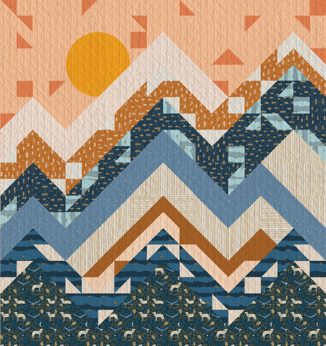 Scenic Vista by AGF Studio - Quilting Pattern PDF Download featuring Coyote Hill