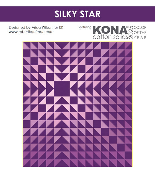 Silky Star by Robert Kaufman - Free Quilting Pattern PDF Download