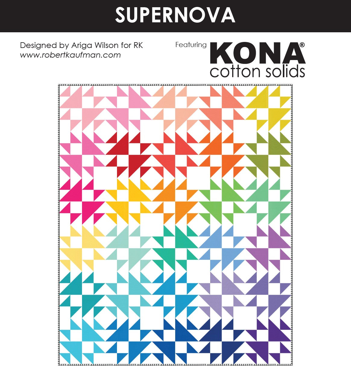 Supernova by Robert Kaufman Fabrics - Free Quilting Pattern PDF Download