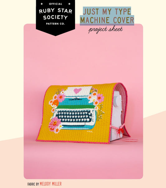 Just My Type Machine Cover Pattern - Free Pattern PDF Download