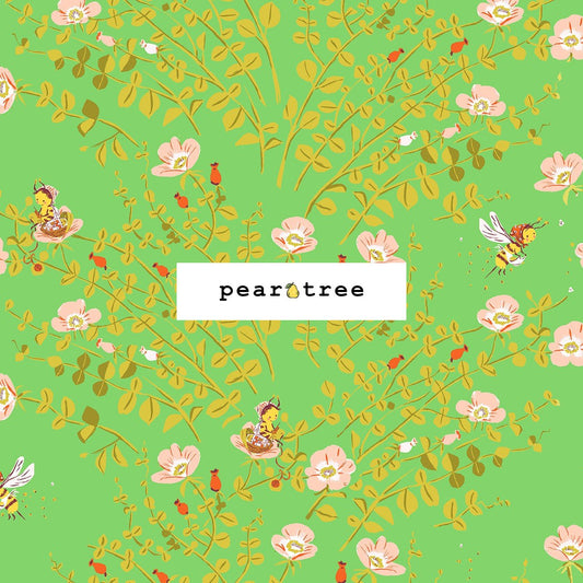 Windham Fabrics Green Nanny Bee