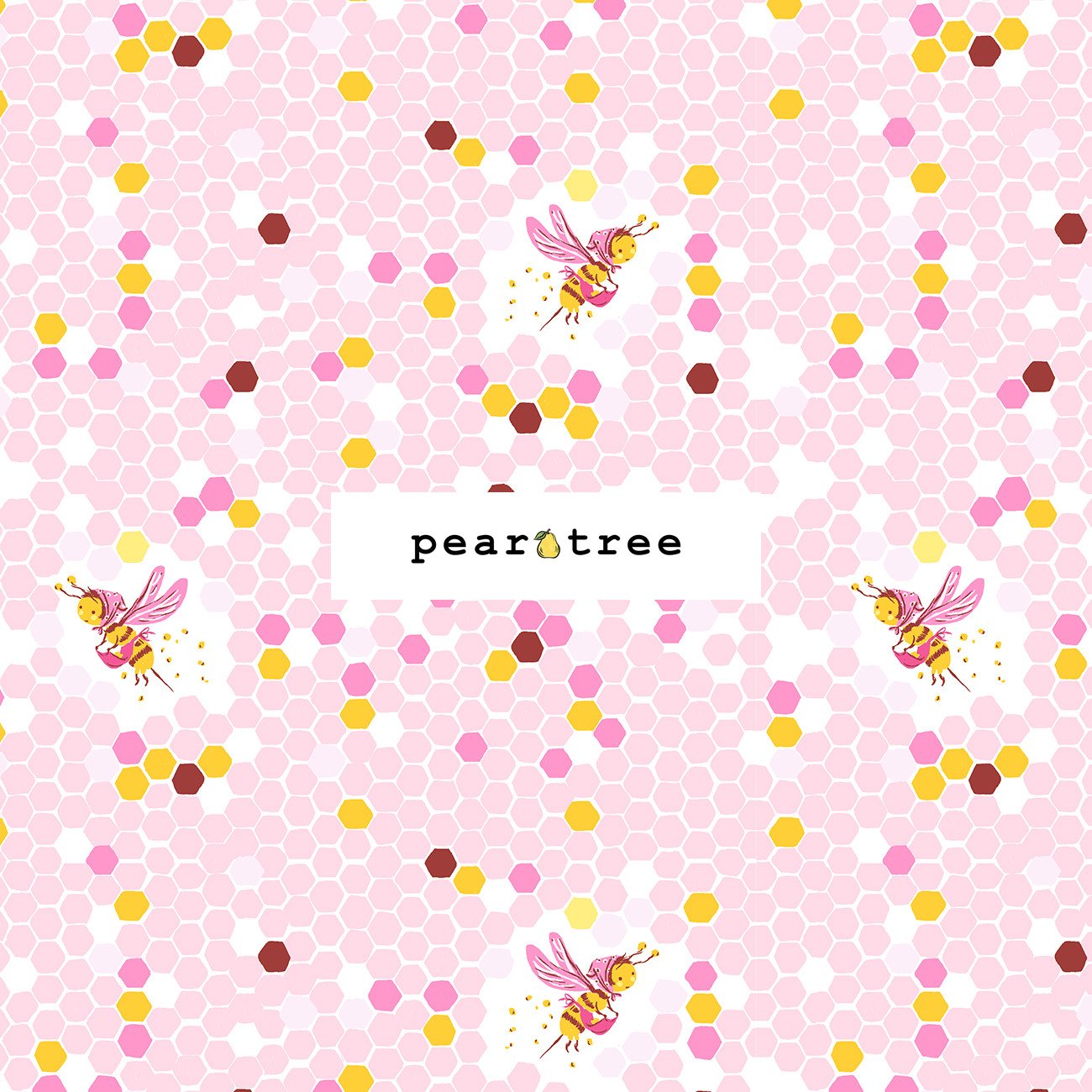 Windham Fabrics Pink Hex Bee