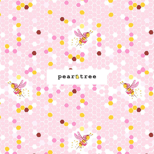 Windham Fabrics Pink Hex Bee