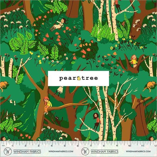 Windham Fabrics Jade Climbing Trees