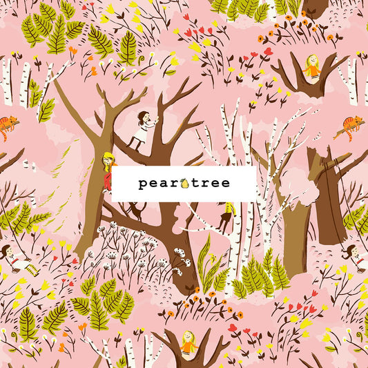 Windham Fabrics Pink Girls In Trees