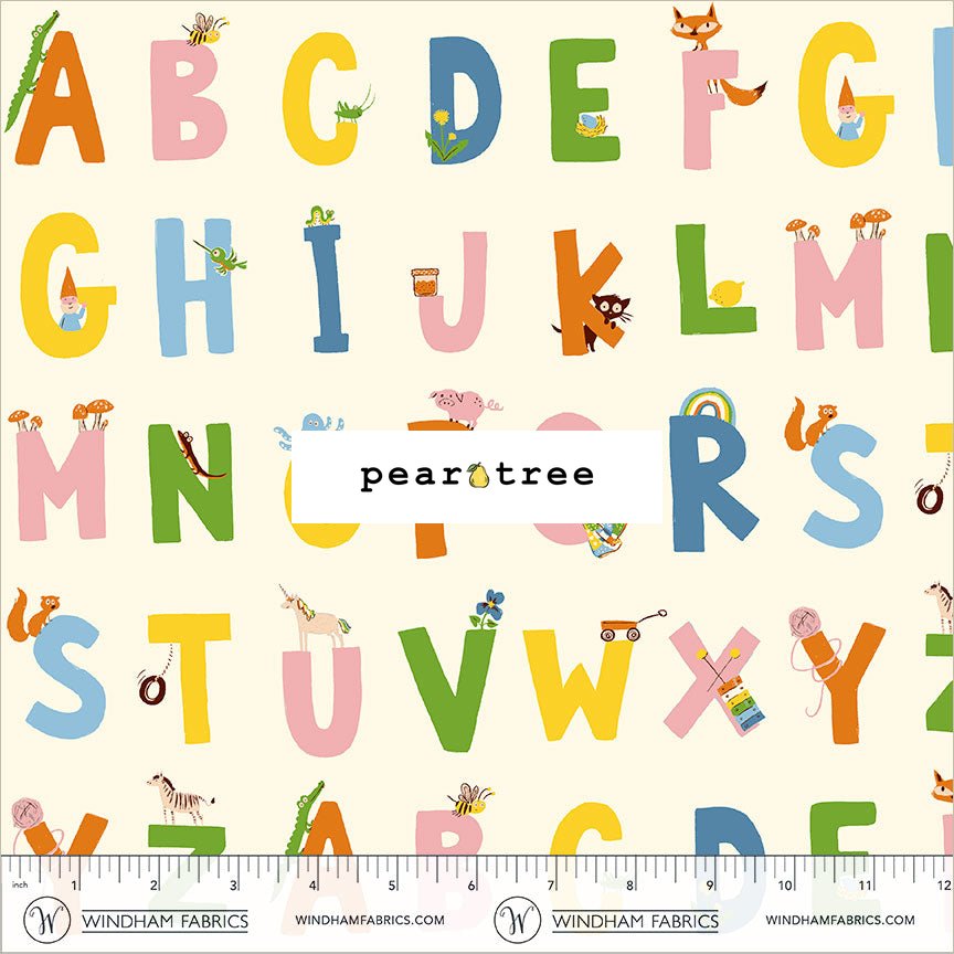 Windham Fabrics Alphabet - Cream