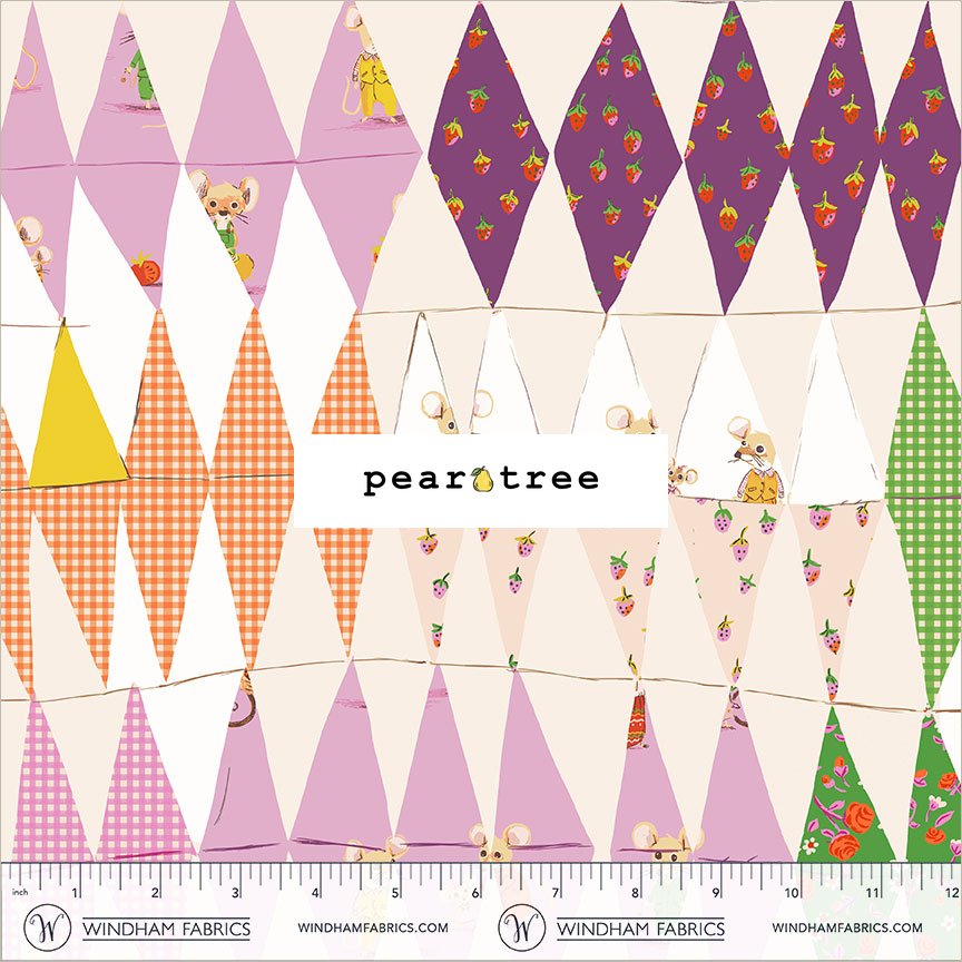 Windham Fabrics Trixie Collage - Blush