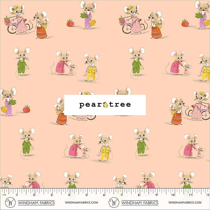 Windham Fabrics Country Mouse  City Mouse - Blush