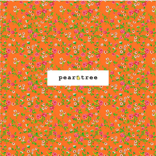 Windham Fabrics Tangerine Mousy Floral