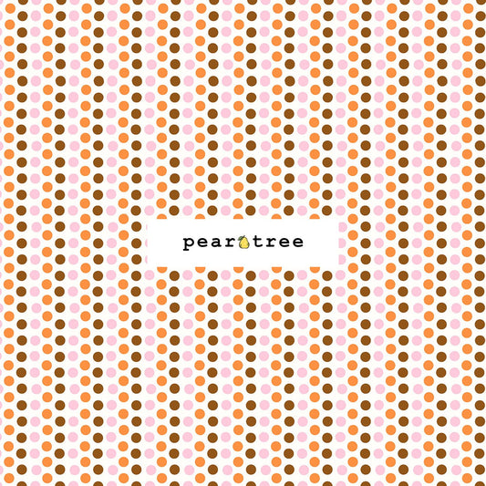 Windham Fabrics Pink And Orange Dots