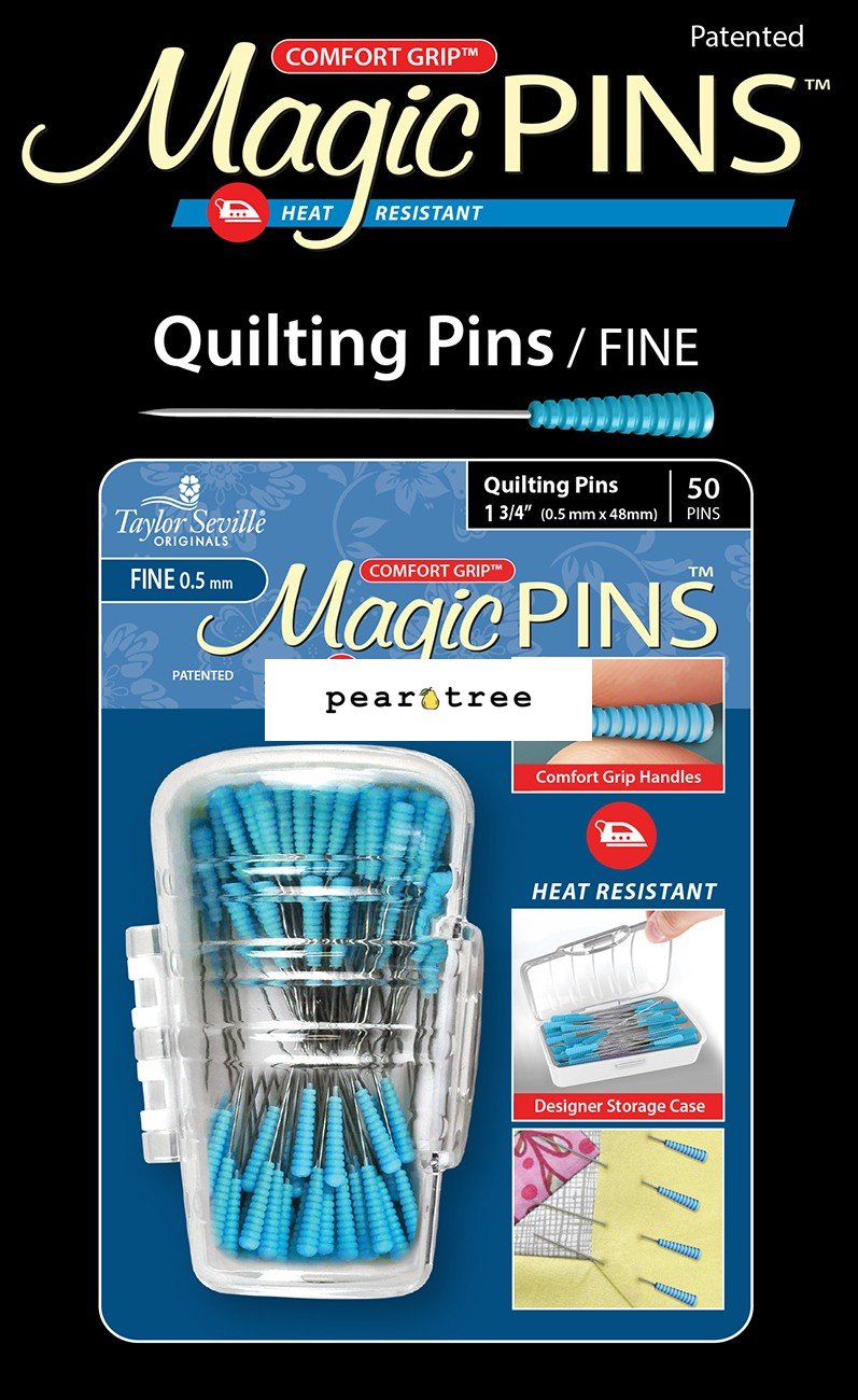 Checker Magic Pins Quilting Fine by Taylor Seville - 50pc