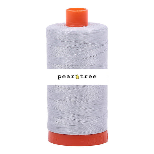 Checker Aurifil Mako Cotton Thread Solid - Dove Gray - 50wt 1422yds