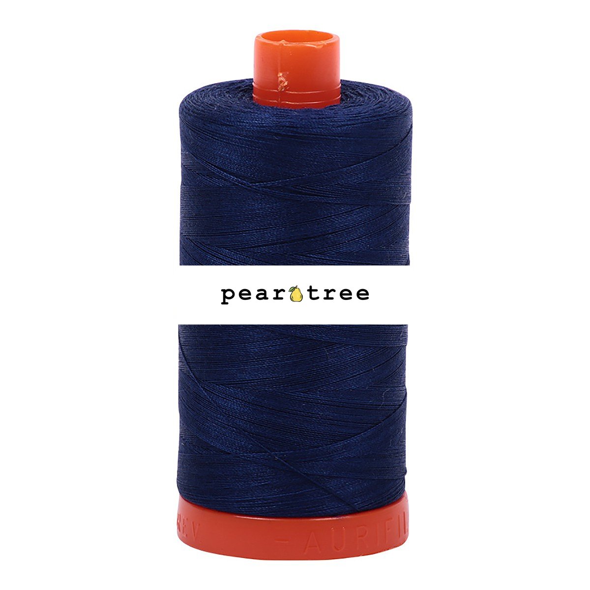 Checker Aurifil Mako Cotton Thread Solid - Dark Navy - 50wt 1422yds