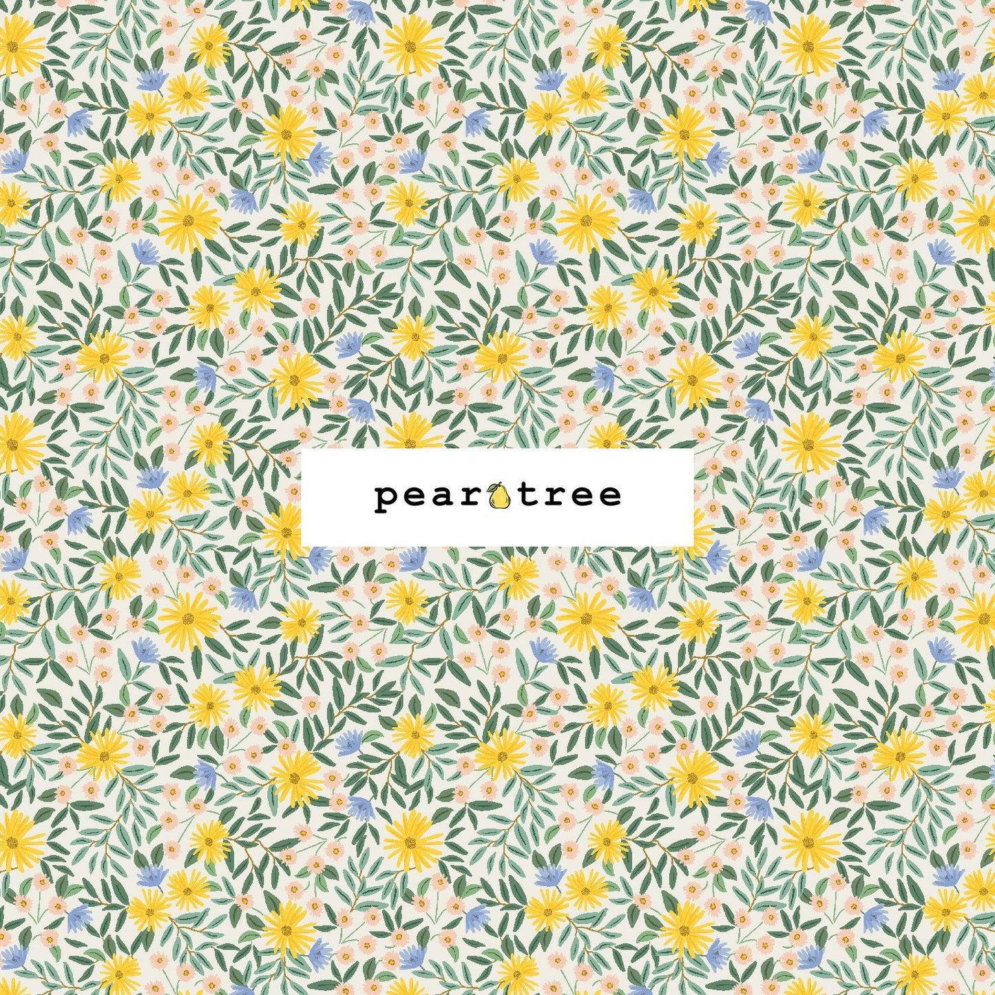 Rifle Paper Co Daisy Fields - Cream Metallic