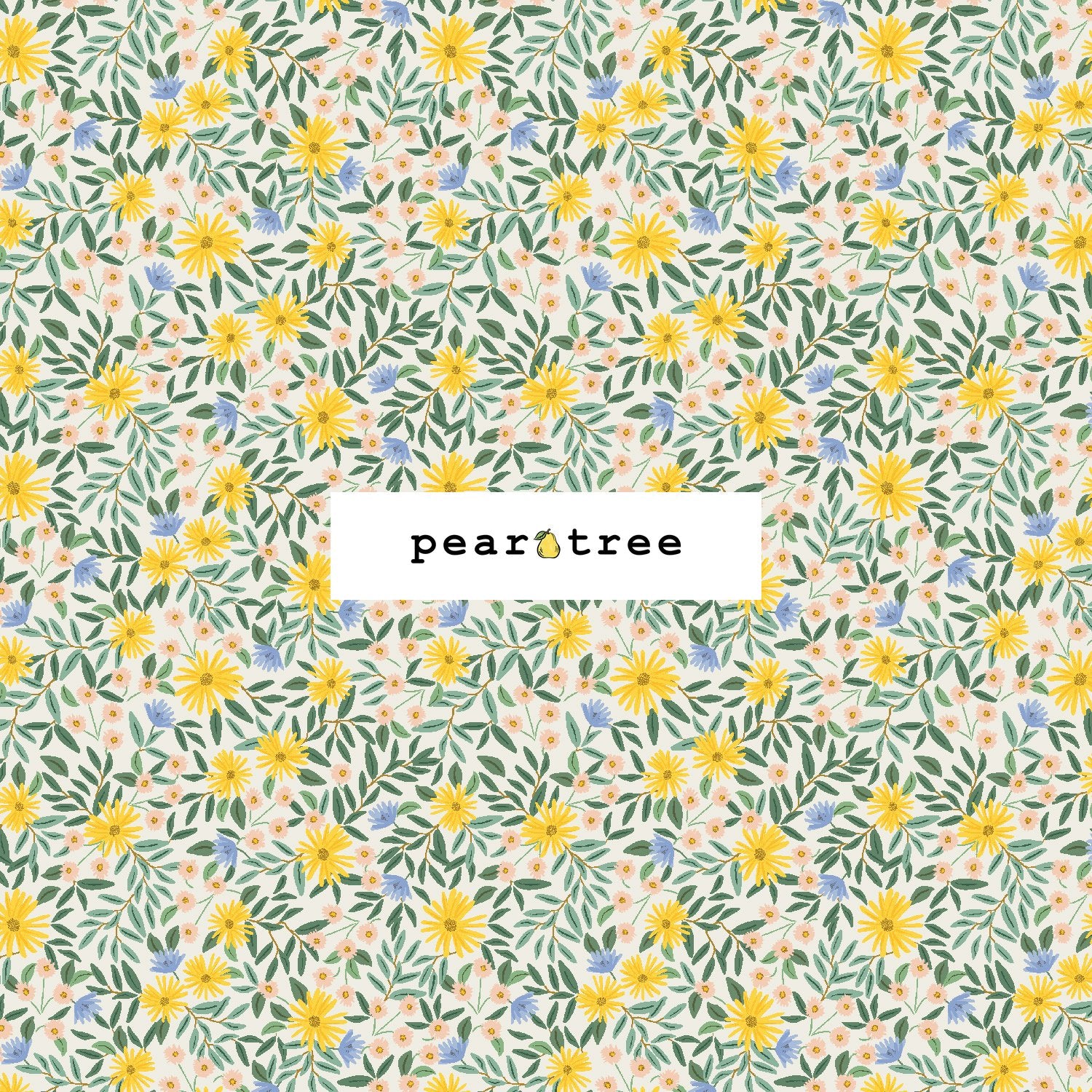 Rifle Paper Co Daisy Fields - Cream Metallic