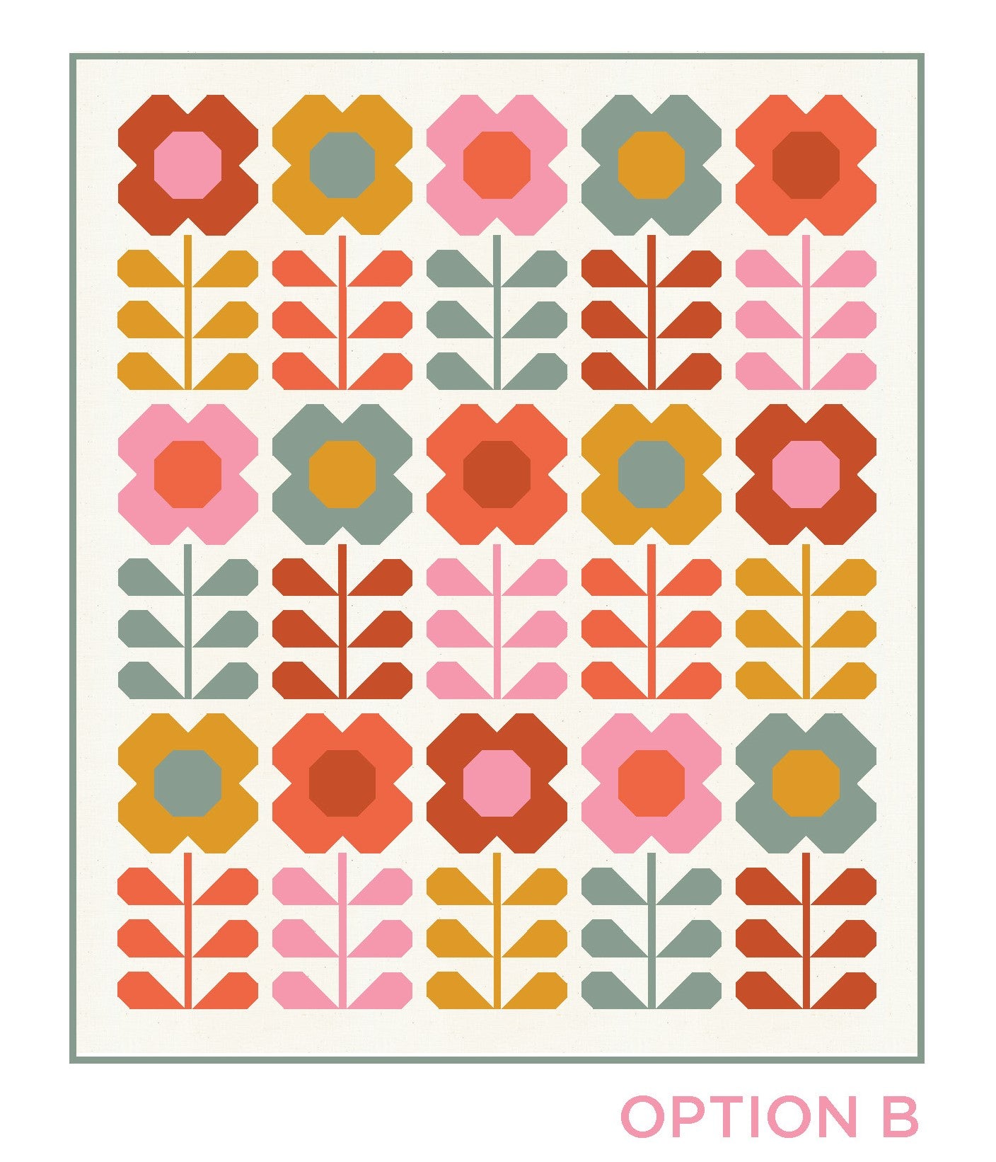 Hello Spring Quilt Pattern by Pen + Paper Patterns - Printed Booklet | Quilt Patterns | Hello-Spring