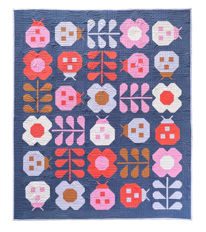 Hello Spring Quilt Pattern by Pen + Paper Patterns - Printed Booklet | Quilt Patterns | Hello-Spring