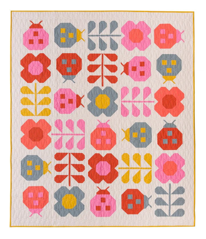 Hello Spring Quilt Pattern by Pen + Paper Patterns - Printed Booklet | Quilt Patterns | Hello-Spring