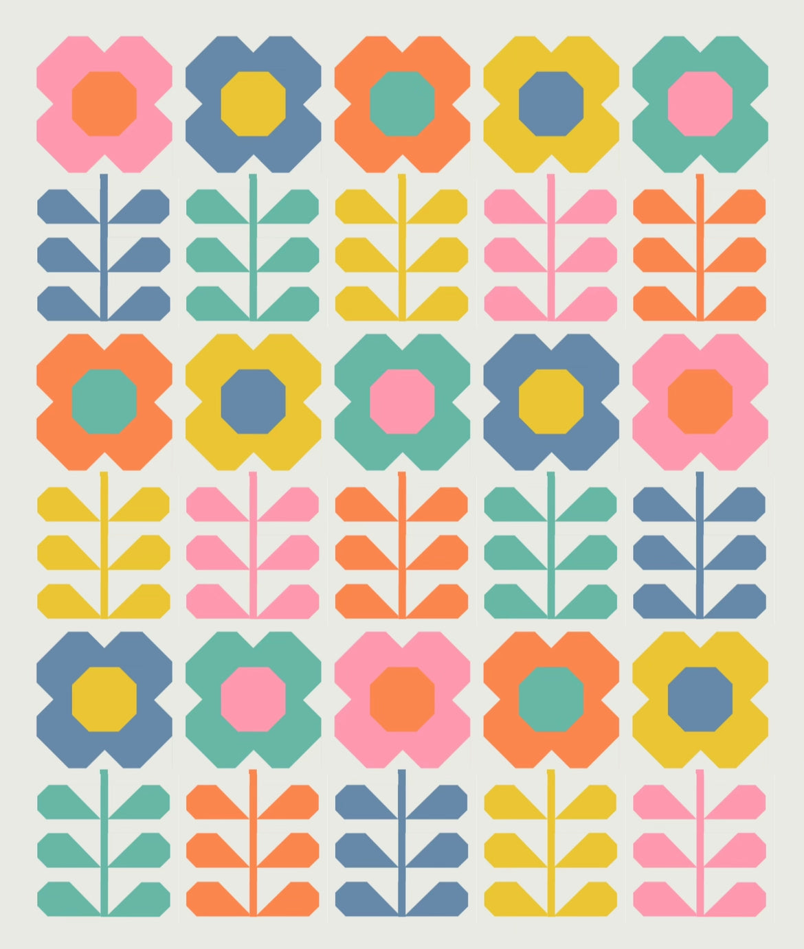 Pen + Paper Patterns Hello Spring - Efflorescent Quilt Kit Bundle - Pattern Not Included | Pear Tree Market
