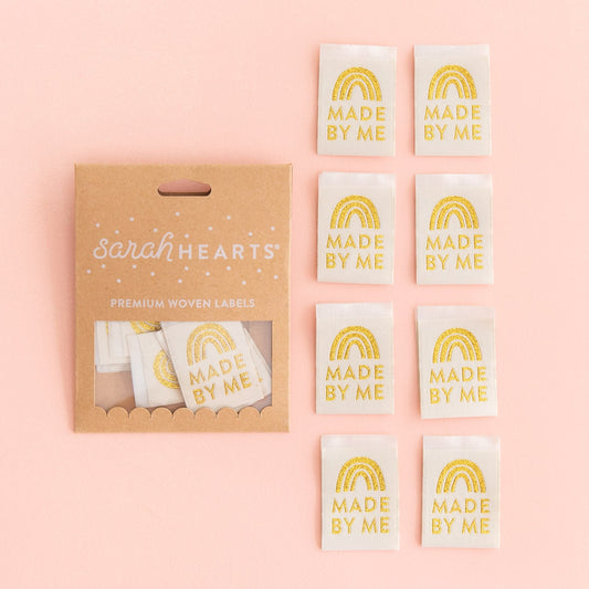Other Made by Me Gold Sewing Labels by Sarah Hearts