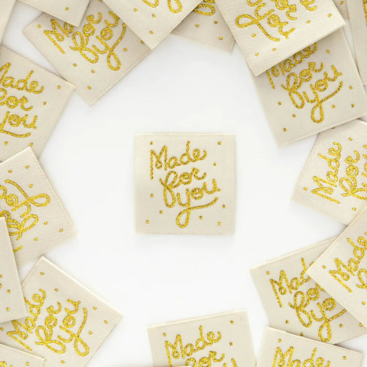 Other Made for You Gold Sewing Labels