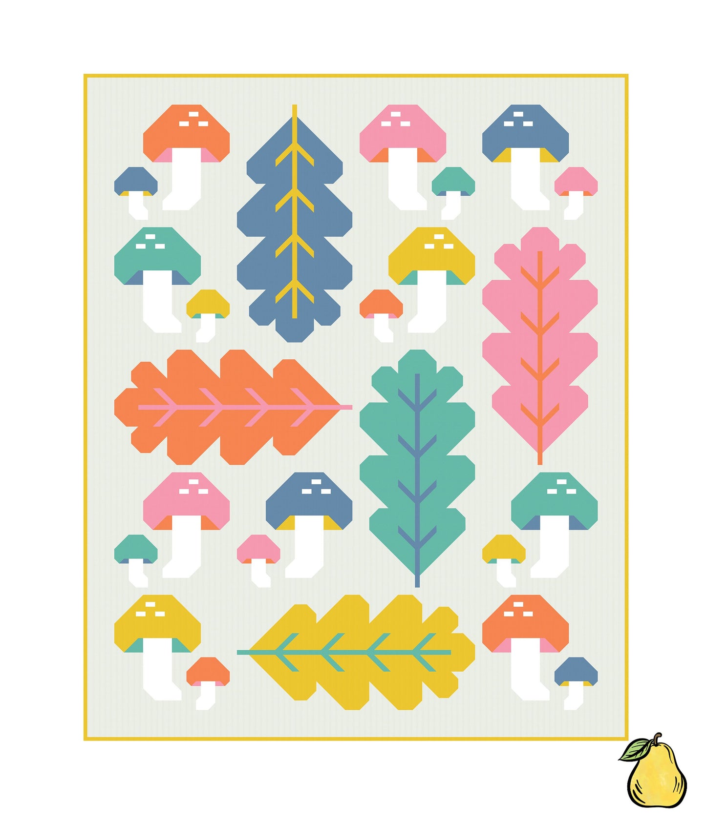 Pen + Paper Patterns Forest Fungi- Pretty Portabello Quilt Kit Bundle | Pear Tree Market