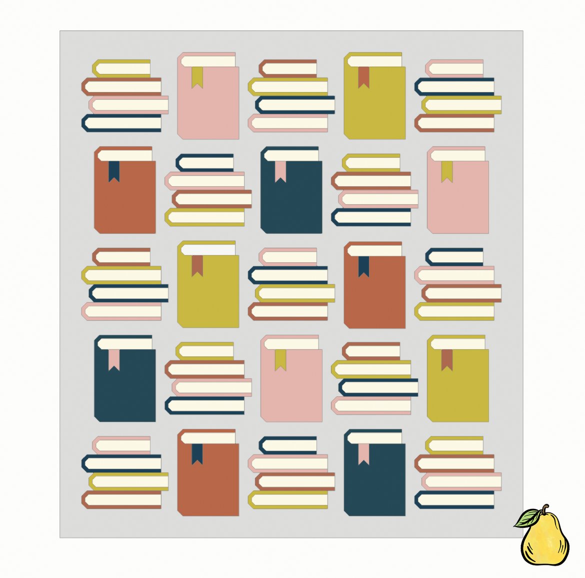Pen + Paper Patterns Book Nook-Bookarazzi Quilt Kit Bundle - Pattern Not Included | Pear Tree Market