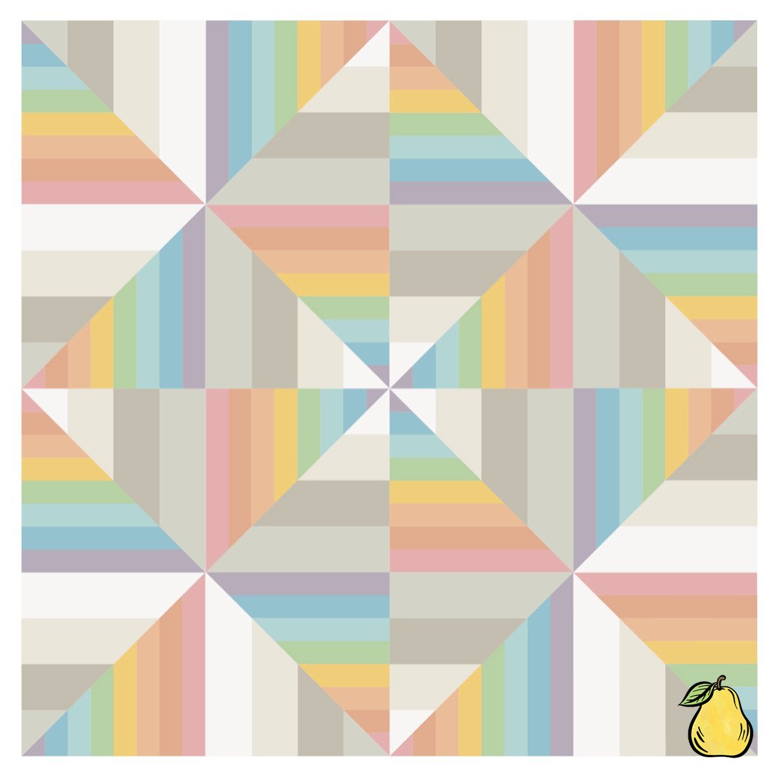 Pear Tree Market Mommy And Me Quilt Co Pippilotta Quilt Kit Bundle - Pattern Not Included