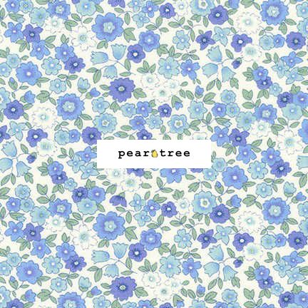 Blue | Sevenberry: Petite Garden | Robert Kaufman Fabrics | SB-6112D2-3