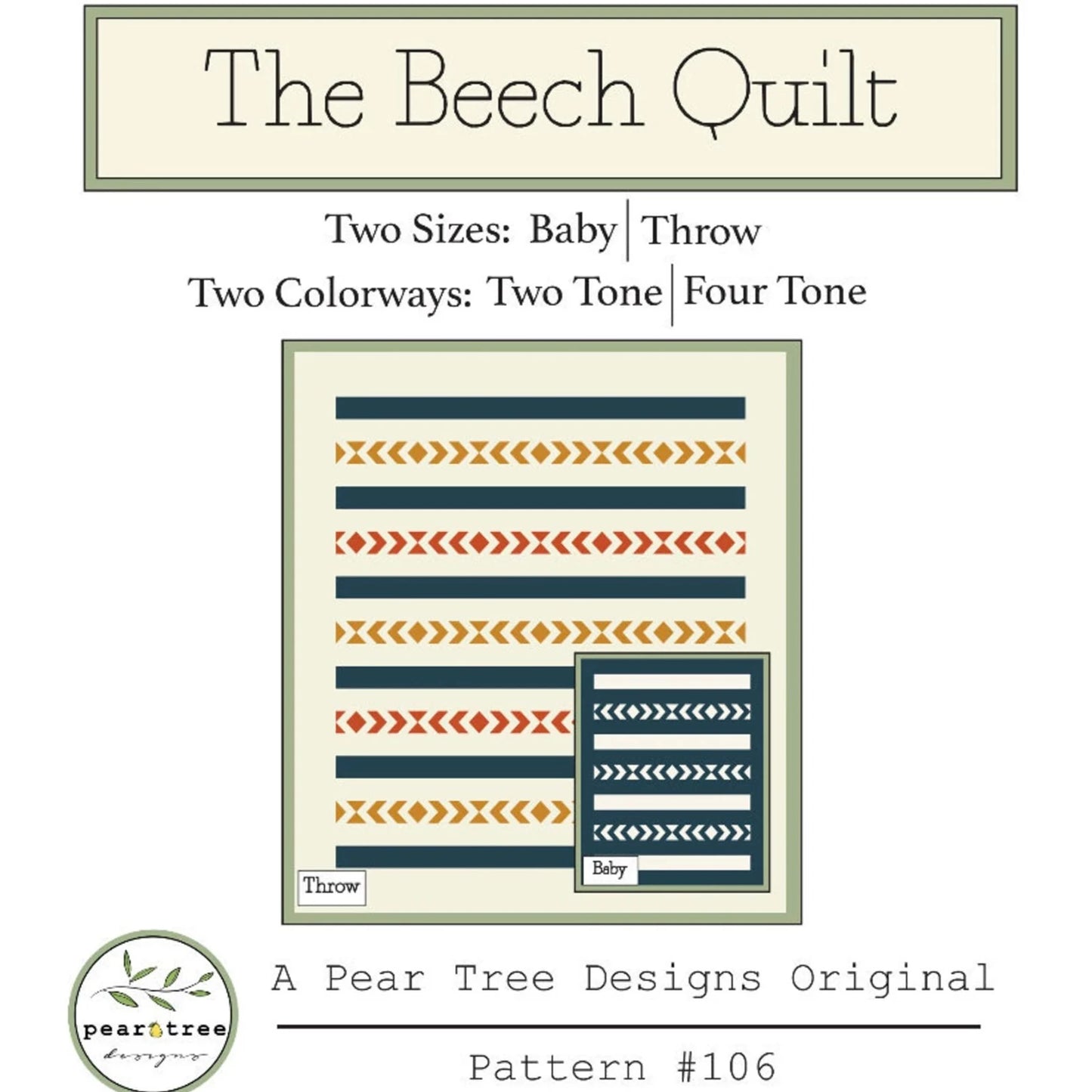 The Beech Quilt - Quilting Pattern PDF Download